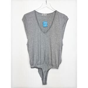 NWT Free People Women's Tee For My Jeans Bodysuit  S